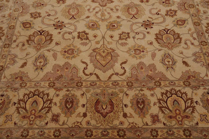8' x 10' Hand Knotted Wool 16/18 Pak Persian 350 KPSI Oriental Area Rug Beige
