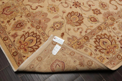 8' x 10' Hand Knotted Wool 16/18 Pak Persian 350 KPSI Oriental Area Rug Beige