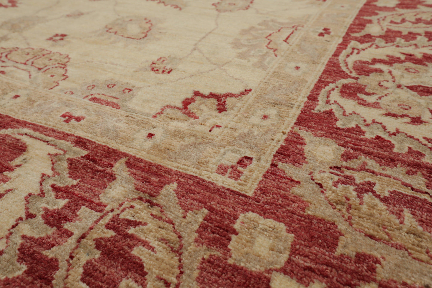 8'10" x 11'10" Hand Knotted Peshawar Stone wash Vegetable dyes Area Rug Camel