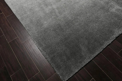 12'2''x16'2'' Gray Hand Knotted Tibetan Wool and Silk Modern & Contemporary Oriental Area Rug