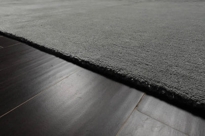 12'2''x16'2'' Gray Hand Knotted Tibetan Wool and Silk Modern & Contemporary Oriental Area Rug