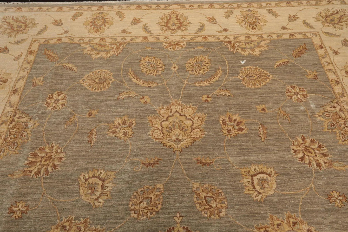 8' x 10' Hand Knotted 100% Wool Peshawar Traditional Oriental Area Rug Gray