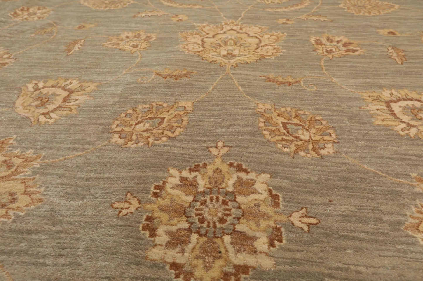 8' x 10' Hand Knotted 100% Wool Peshawar Traditional Oriental Area Rug Gray