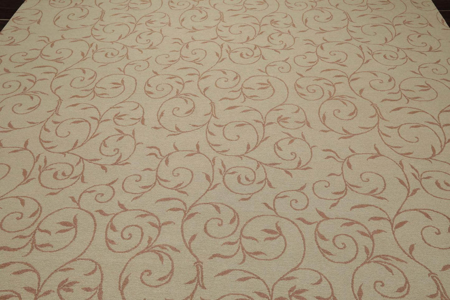 8'10" x 12'3" Hand Knotted Tibetan Wool Botanical 200KPSI Oriental Area Rug Moss
