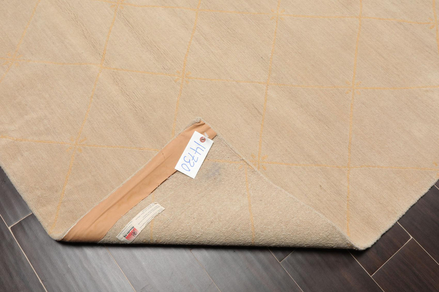 4'x 5'11" Hand Knotted Tibetan Wool Swiss Wash Area Rug