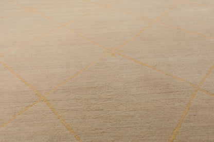 4'x 5'11" Hand Knotted Tibetan Wool Swiss Wash Area Rug