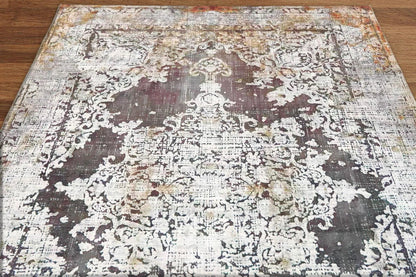 Multi Sizes Tabriz Modern & Contemporary Velvety Soft Pile Oriental Area Rug Gray, Cream Bastian