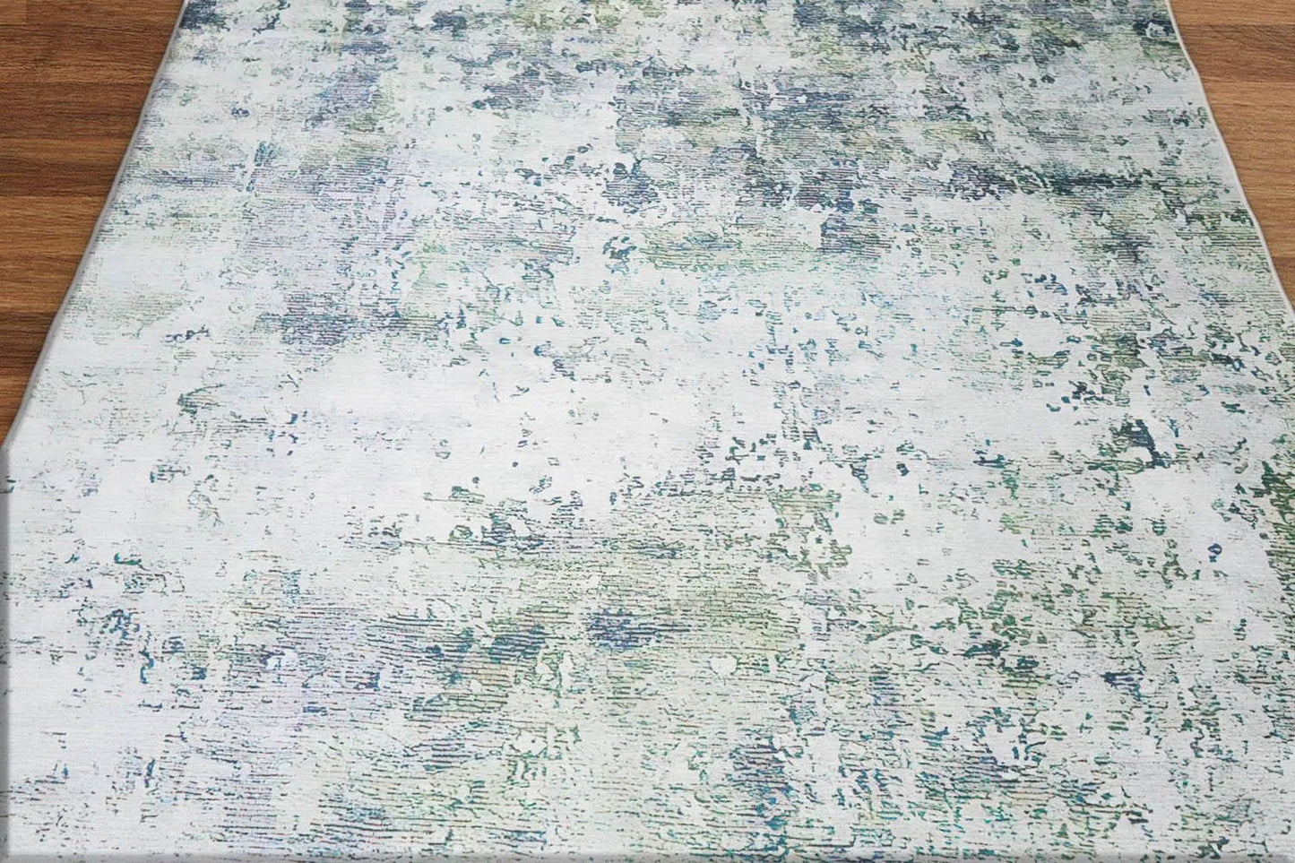 Multi Sizes Micro Printed Polypropylene Persian Oriental Area Rug Beige, Green Color