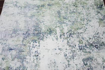 5' x 7' LoomBloom Micro Printed Cotton Herizz Modern Oriental Area Rug Beige