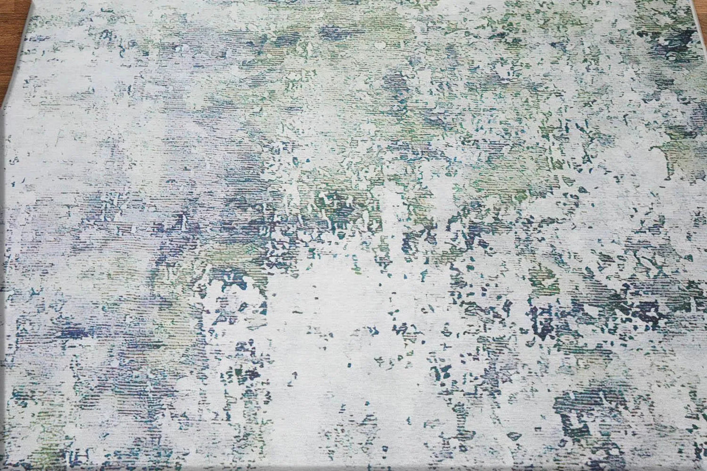 Multi Sizes Micro Printed Polypropylene Persian Oriental Area Rug Beige, Green Color