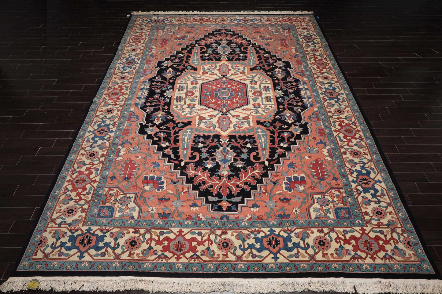 11'11" x 17'8" Rare Romanian Hand Knotted Wool Seraapi 200 KPSI Area Rug