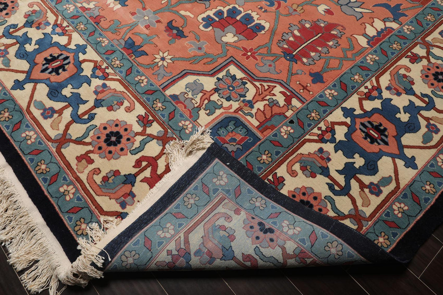 11'11" x 17'8" Rare Romanian Hand Knotted Wool Seraapi 200 KPSI Area Rug