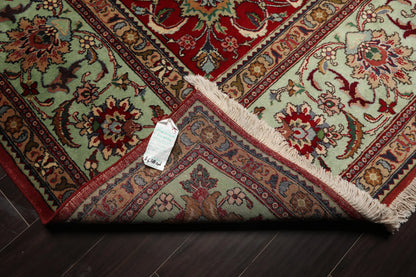 11' x15'Hand Knotted 100% Wool Tabriz Traditional Oriental Area Rug Red, Mint Color