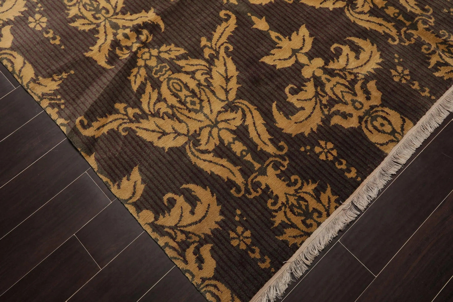 8' x 10' Hand Knotted 100% Wool Tibetan Oriental Area Rug Transitional Gray