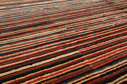 6x9 Hand Knotted 100% Wool Chobi Peshawar Modern & Contemporary Oriental Area Rug Rust, Beige Color