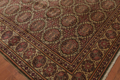 6x9 Beige, Rust Hand Knotted 100% Wool Kayseri Authentic Oushak Oriental Area Rug