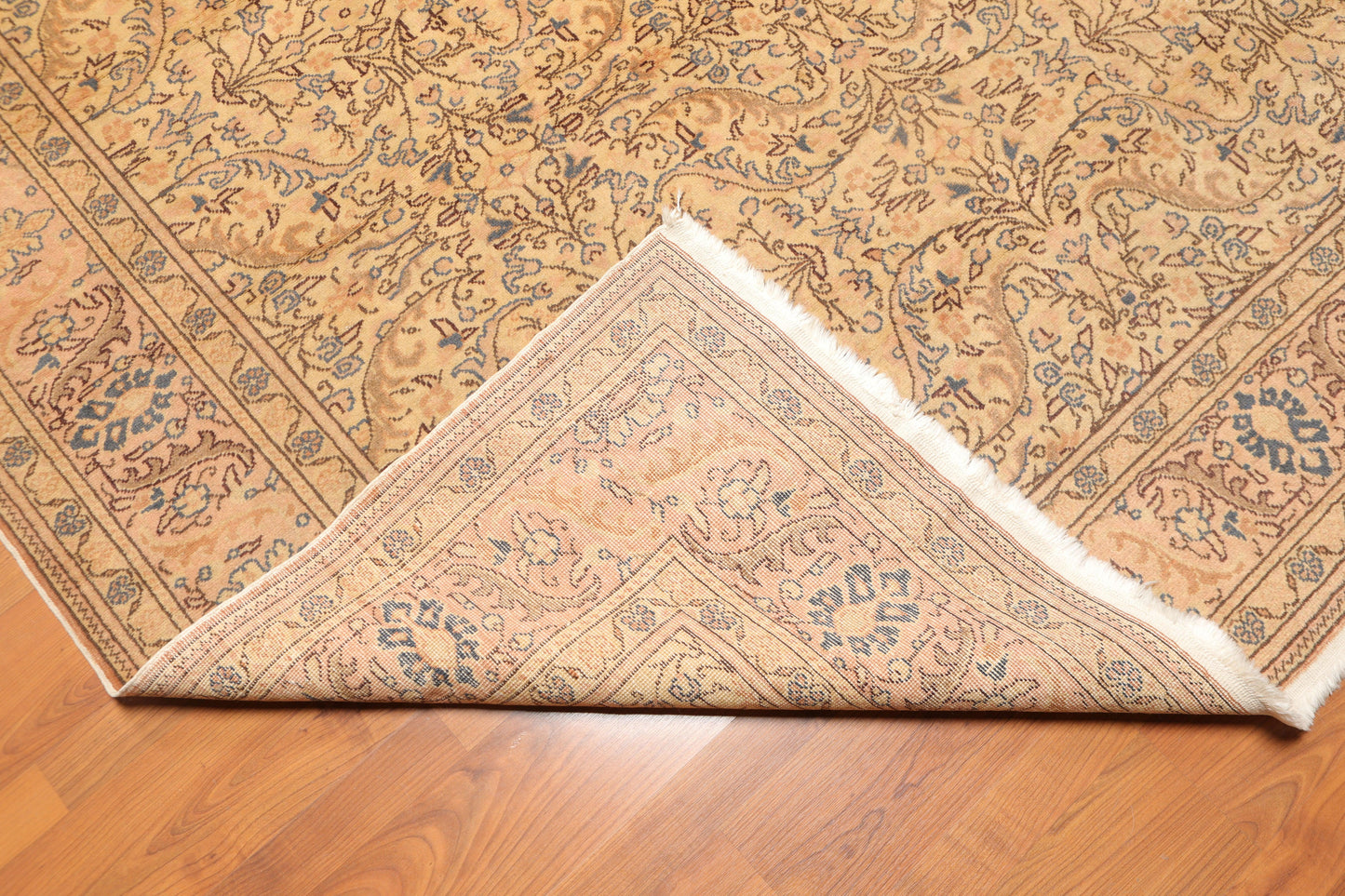 6'8" x 9'8" Hand Knotted Authentic Oushak 100% Wool Oriental Area Rug Beige