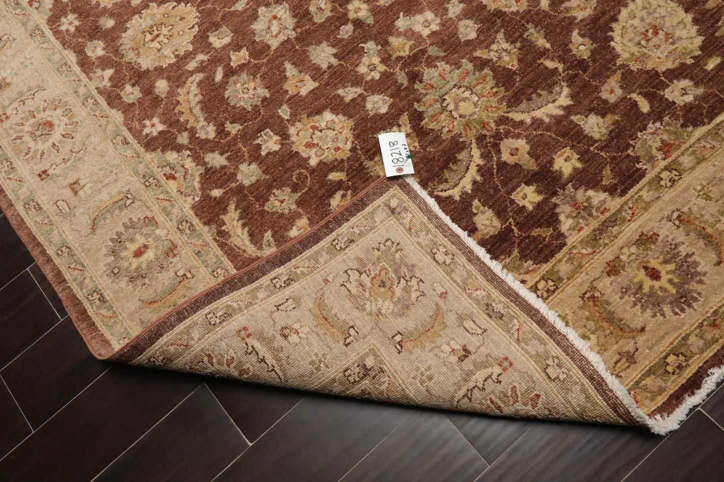 5x7 Brown, Beige Hand Knotted Persian 100% Wool Chobi Peshawar Traditional Oriental Area Rug