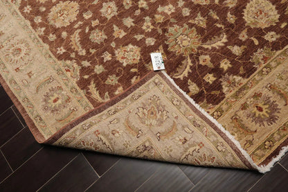 5x7 Brown, Beige Hand Knotted Persian 100% Wool Chobi Peshawar Traditional Oriental Area Rug