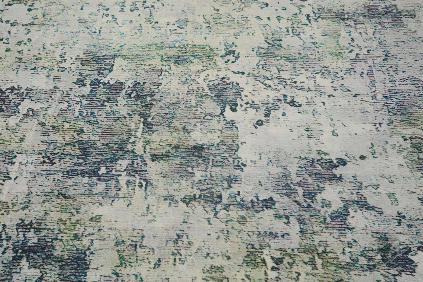 Multi Sizes Micro Printed Polypropylene Persian Oriental Area Rug Beige, Green Color