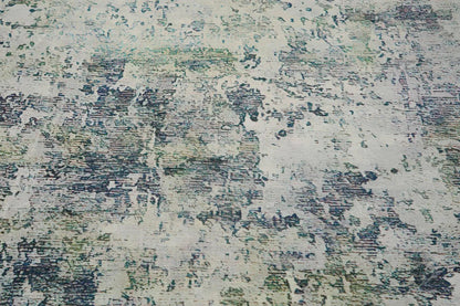 Multi Sizes Micro Printed Polypropylene Persian Oriental Area Rug Beige, Green Color