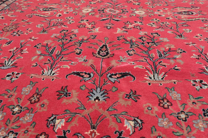 6' x 8'11'' Hand Knotted Wool PakPersian 16/18 Isphahan 300 KPSI Area Rug Pink