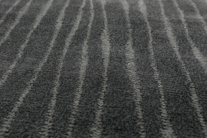 2' x 3' Hand Knotted Wool & Silk Modern Tibetan Oriental Area Rug Gray