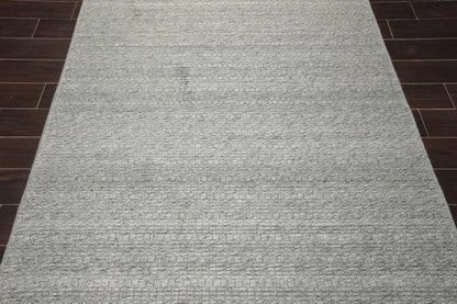 Multi Size Gray Hand Woven 100% Wool Flatweave Modern & Contemporary Oriental Area Rug