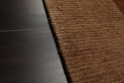 9x12 Beige Hand Knotted Tibetan Wool and Silk Michaelian & Kohlberg Modern & Contemporary Oriental Area Rug