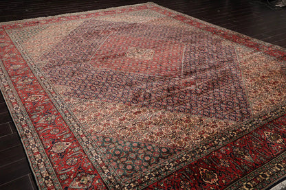 10x14 Midnight Blue Hand Knotted 100% Wool Bidjar Traditional 300 KPSI Oriental Area Rug