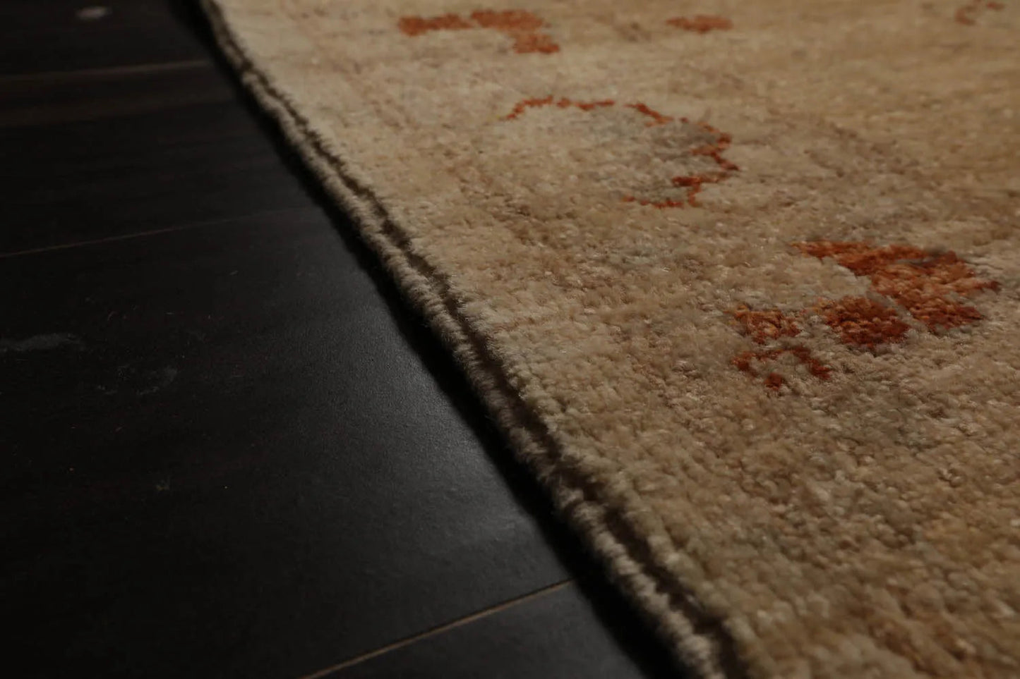 12'1"x17'9" Palace Beige Hand Knotted Oushak 100% Wool Traditional Oriental Area Rug