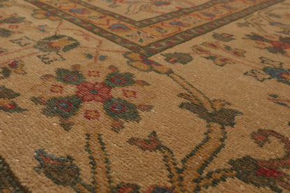 12' x18'3'' Palace Tan Hand Knotted 100% Wool Traditional Oriental Area Rug