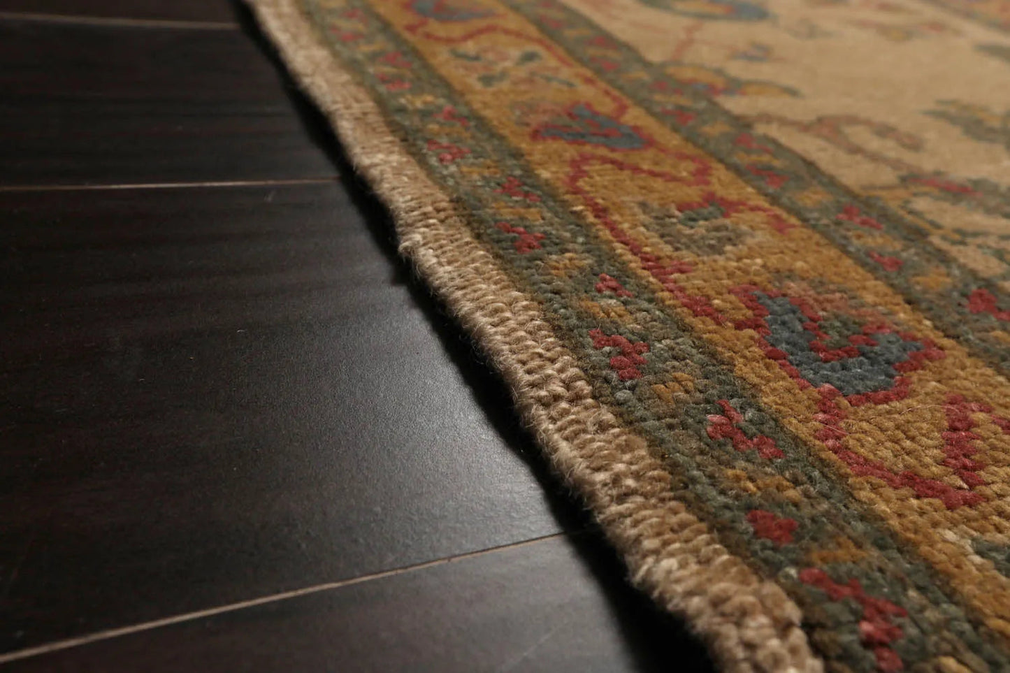 12' x18'3'' Palace Tan Hand Knotted 100% Wool Traditional Oriental Area Rug