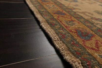 12' x18'3'' Palace Tan Hand Knotted 100% Wool Traditional Oriental Area Rug