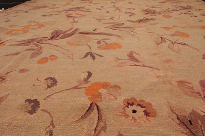 9x12 Tan,Taupe Hand Knotted Tibetan 100% Wool Michaelian & Kohlberg Traditional Oriental Area Rug