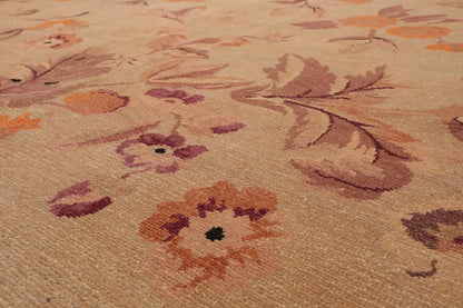 9x12 Tan,Taupe Hand Knotted Tibetan 100% Wool Michaelian & Kohlberg Traditional Oriental Area Rug