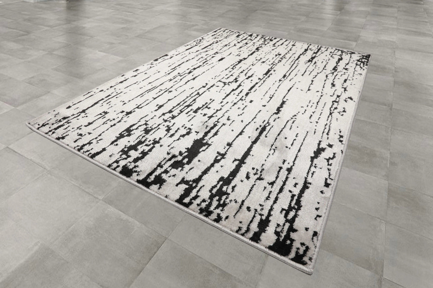 Multi Size Blue, Beige Machine Made Polypropylene Lisette Modern & Contemporary Oriental Area Rug