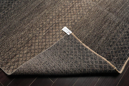 8' x 10' Hand Knotted 100% Wool Modern Oriental Area Rug Gray, Beige