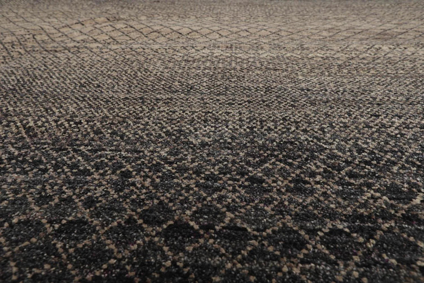 8' x 10' Hand Knotted 100% Wool Modern Oriental Area Rug Gray, Beige