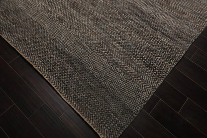 8' x 10' Hand Knotted 100% Wool Modern Oriental Area Rug Ivory, Gray, Brown