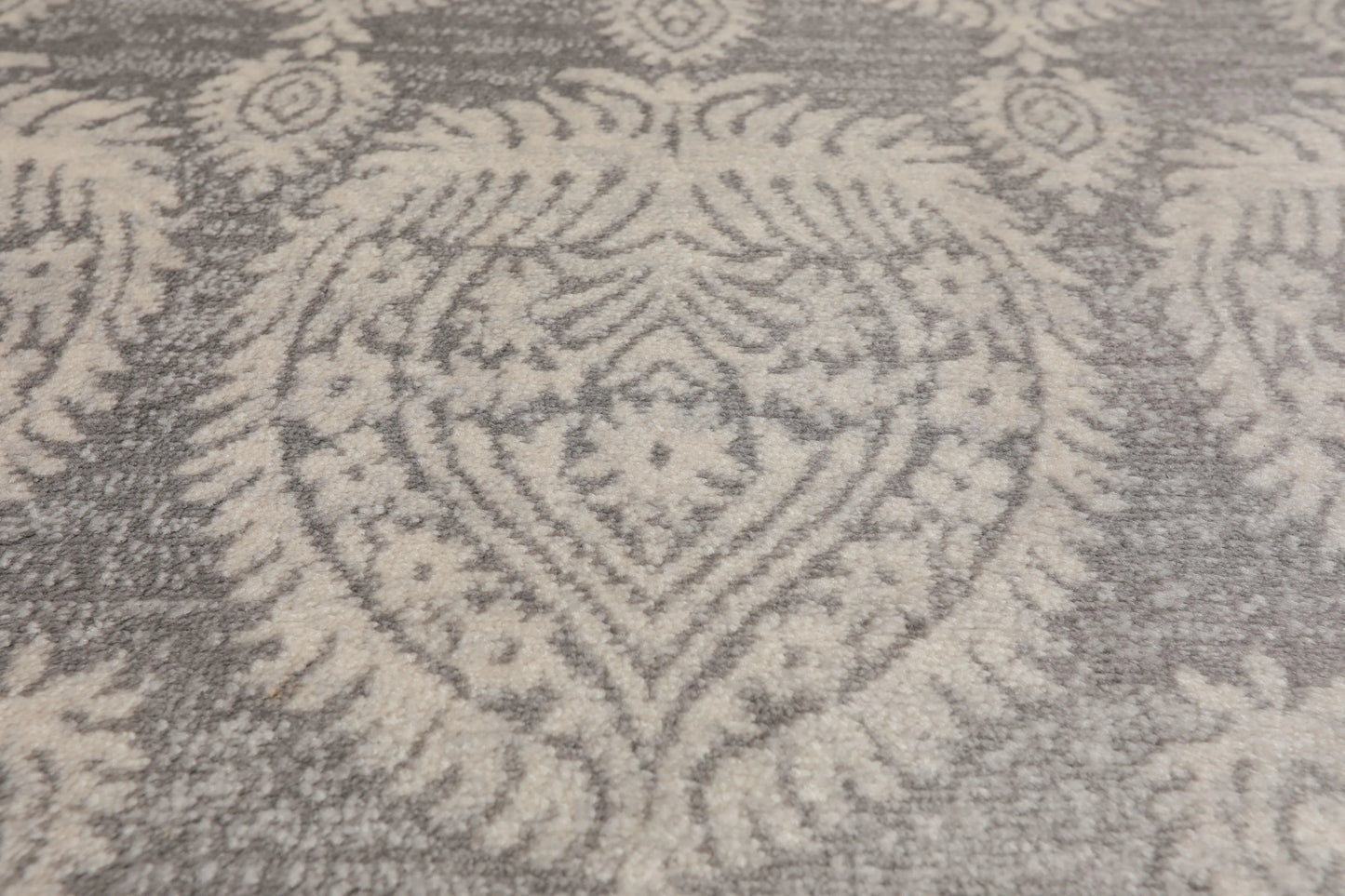 Multi Size Beige, Gray Machine Made Polypropylene Turkish Gabi Traditional Oriental Area Rug