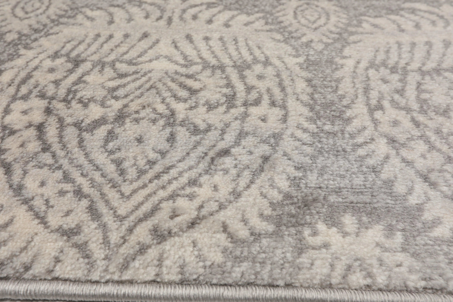 Multi Size Beige, Gray Machine Made Polypropylene Turkish Gabi Traditional Oriental Area Rug