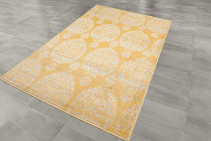 Multi Size Beige, Gray Machine Made Polypropylene Turkish Gabi Traditional Oriental Area Rug