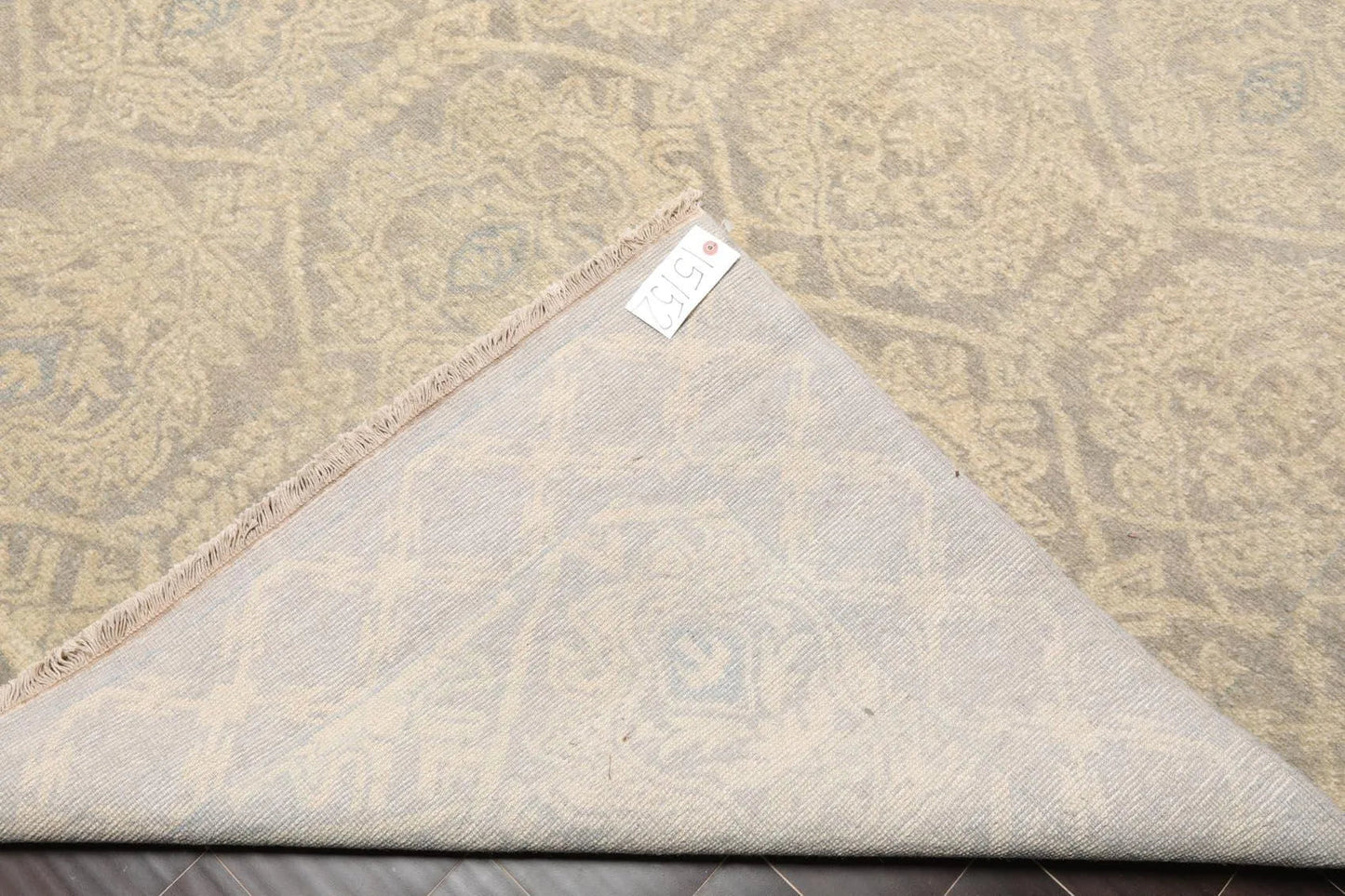 10'3'' x 14' Hand Knotted 100% Wool Turkish Oushak Transitional Area Rug Gray