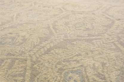 10'3'' x 14' Hand Knotted 100% Wool Turkish Oushak Transitional Area Rug Gray