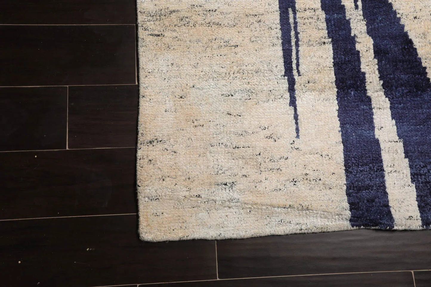 10x14 Beige, Ivory Hand Knotted Tibetan Bamboo Silk Tibetan Modern & Contemporary Oriental Area Rug