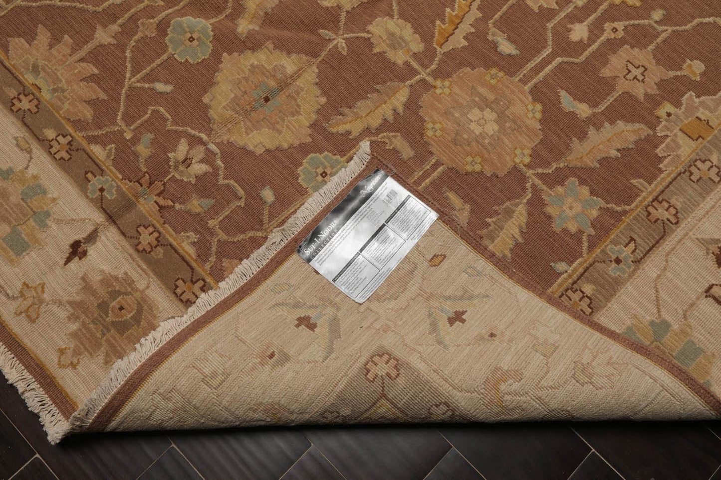 5’10”x8’10" Hand Knotted Wool High Low Pile Sculpted Area Rug
