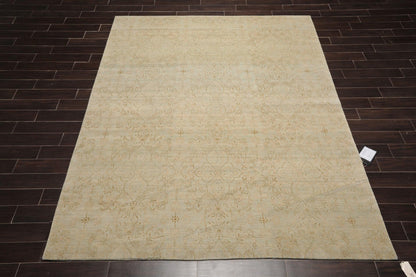 8' x 10'3" Hand Knotted Auth Wool & Silk Tibetan Oriental Area Rug Mint