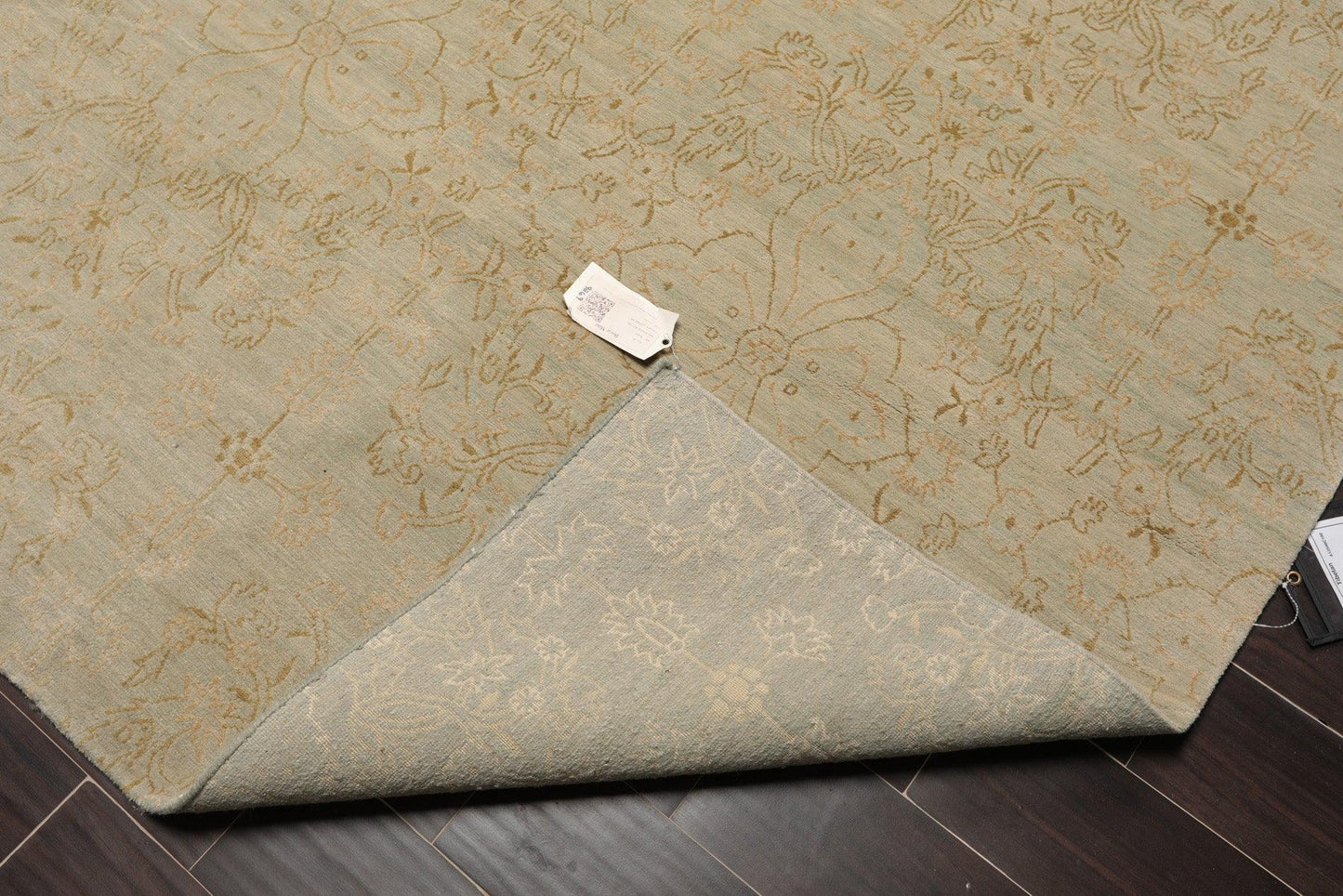 8' x 10'3" Hand Knotted Auth Wool & Silk Tibetan Oriental Area Rug Mint