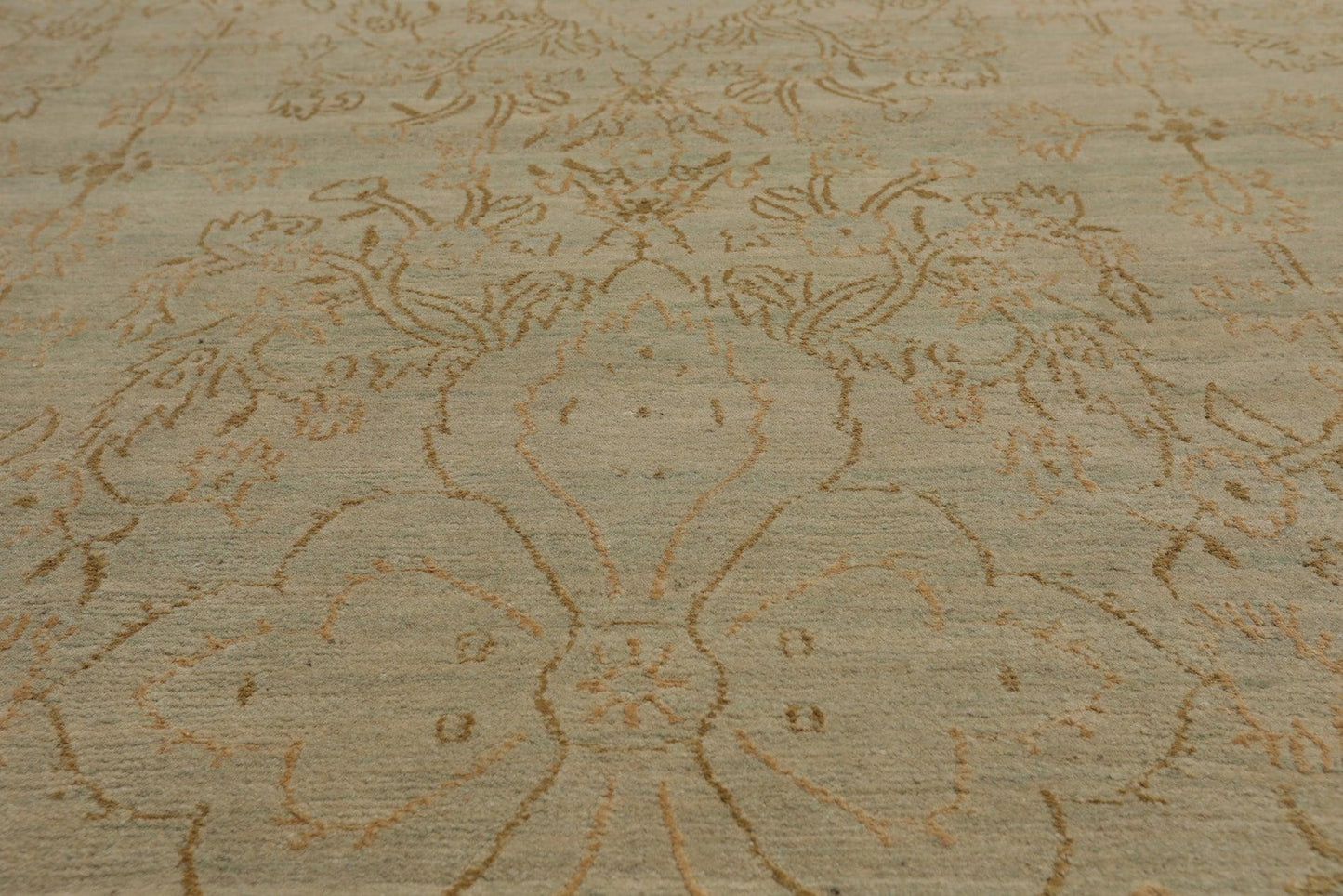 8' x 10'3" Hand Knotted Auth Wool & Silk Tibetan Oriental Area Rug Mint